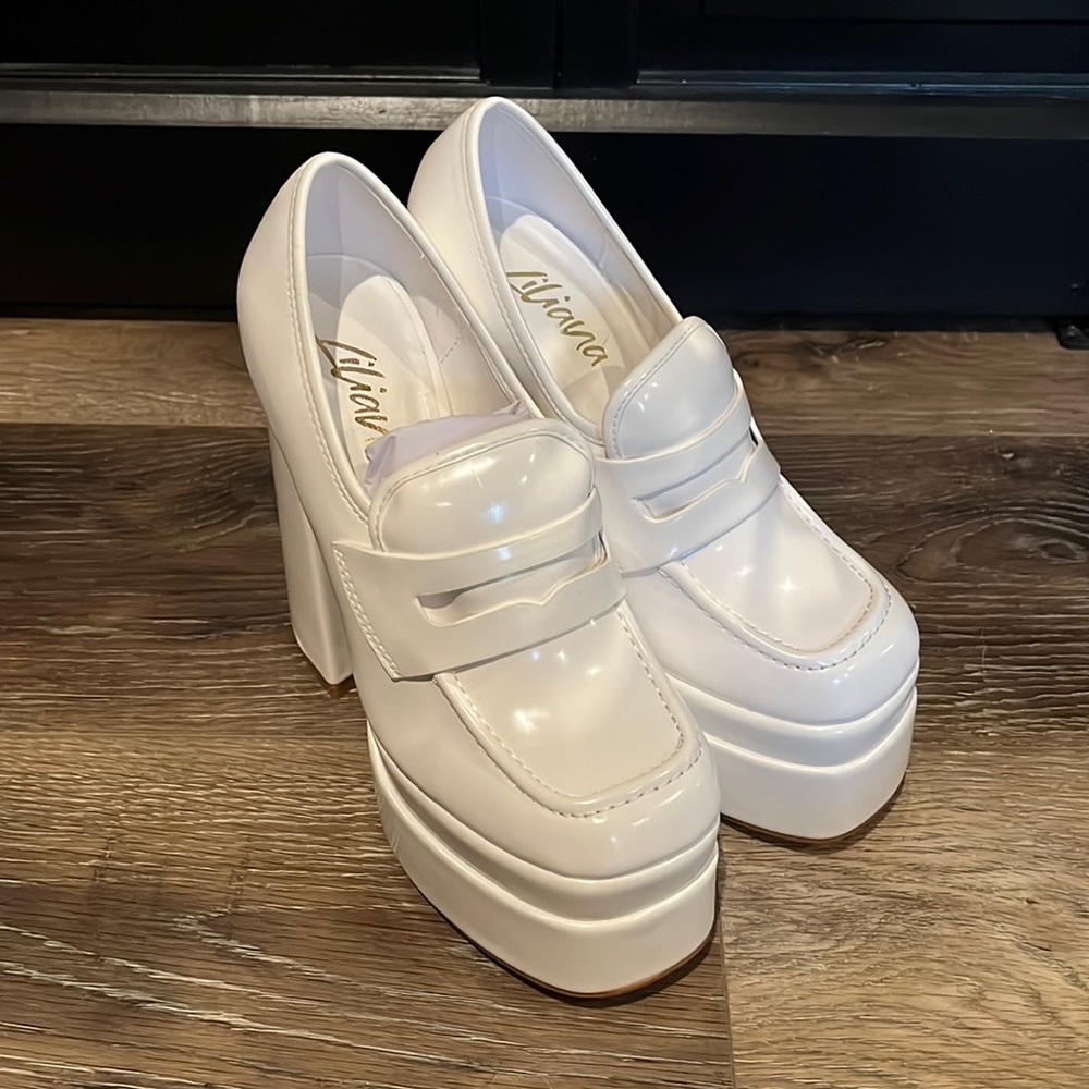 Loafer Platform Heels - Ari-12